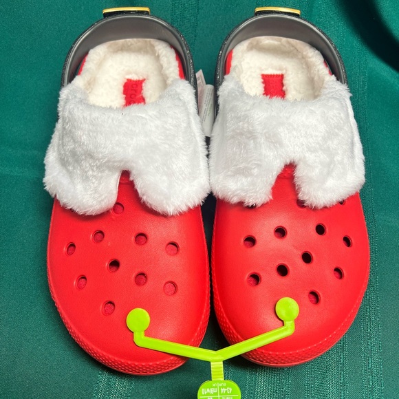 Crocs Santa fleece lined Christmas/Holiday - Picture 6 of 10